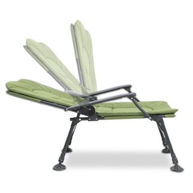 Складне карпове крісло Heckermann&reg; DS-CS01 для риболовлі (рибацьке крісло з підлокітниками) 4746 фото