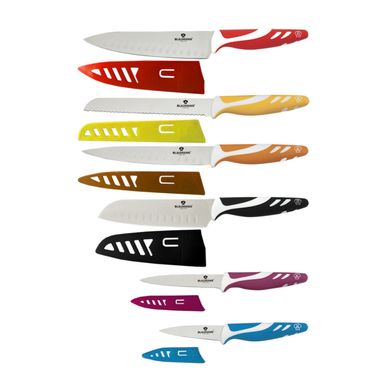 Набор ножей 12 пр из нержавеющей стали с антипригарным покрытием Blaumann BL-5016