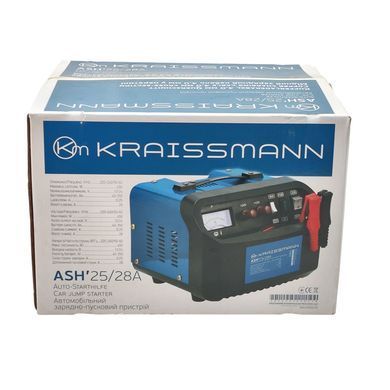 Зарядно-пусковое устройство KRAISSMANN ASH'25/28A (450 Вт, 12/24 В, 5-25 А, пусковой ток 28 А) 3807019 фото