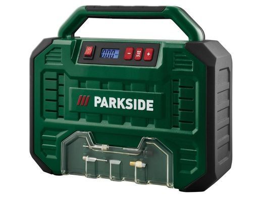 Портативный компрессор PARKSIDE PMK 150 A1 (150 Вт, 12/230 В, 8 бар, Германия) PMK 150 A1 фото