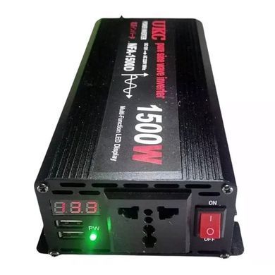 Купити Інвертор 5 CORE 1500W 12V AC/DC &bull; Перетворювач напруги 5 CORE 1500W 12V із синусоїдальним виходом для автономного живлення SEONTV в інтернет-магазині &laquo;Дачник&raquo; &mdash; dachnik.in.ua