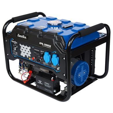 Бензиновий генератор EnerSol EPG-3000S 3.0 кВт &mdash; мідна обмотка, 230 В, бак 15 л EPG3000 фото