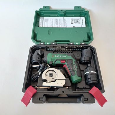 Професійна акумуляторна викрутка Parkside PAS D7 4в1 (4 V, 1500 mAh, 10 Nm, Німеччина) PAS D7 4в1 фото