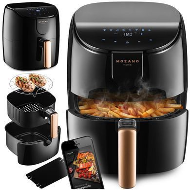 Мультипіч, аерофритюрниця Mozano Active Fryer AGD/FRY/01 Gold (4 л., 1500 Вт) AGD/FRY/01 Gold фото
