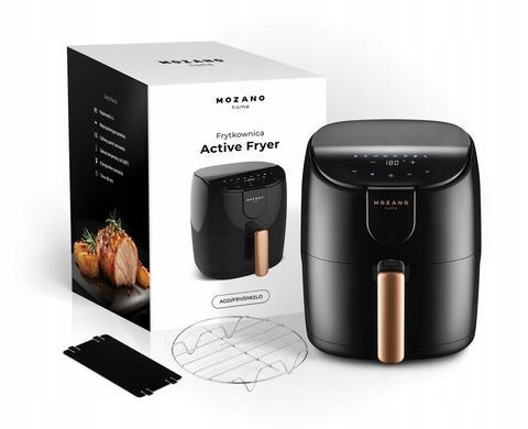 Мультипіч, аерофритюрниця Mozano Active Fryer AGD/FRY/01 Gold (4 л., 1500 Вт) AGD/FRY/01 Gold фото