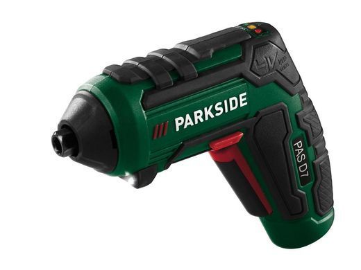 Професійна акумуляторна викрутка Parkside PAS D7 4в1 (4 V, 1500 mAh, 10 Nm, Німеччина) PAS D7 4в1 фото