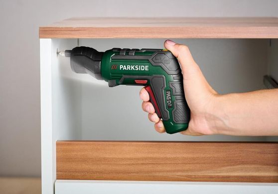 Професійна акумуляторна викрутка Parkside PAS D7 4в1 (4 V, 1500 mAh, 10 Nm, Німеччина) PAS D7 4в1 фото