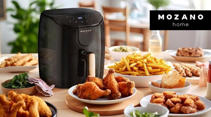 Мультипіч, аерофритюрниця Mozano Active Fryer AGD/FRY/01 Gold (4 л., 1500 Вт) AGD/FRY/01 Gold фото