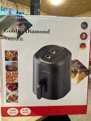 Аэрогриль Аэрофритюрница Gold Diamond Tk 09906 3400w 8L Tk09906 фото
