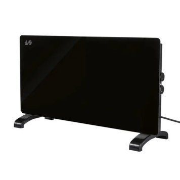 Конвекторний обігрівач скляний TRONIC TGH 2000 B4 Black (2000 Вт, термостат, захист) TGH 2000 B4 Black фото