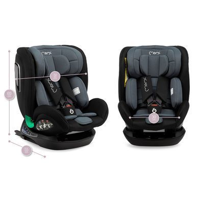 Автокресло MoMi URSO I-Size 0-36kg Black Hnrt_4771 фото