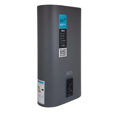 Купити Бойлери електричні Thermo Alliance Grey 50л. "Мідний" ТЕН, Плоский дизайн, 2 анода, LED дисплей Thermo Allians в інтернет-магазині &laquo;Дачник&raquo; &mdash; dachnik.in.ua
