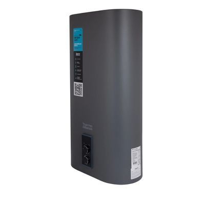 Купити Бойлери електричні Thermo Alliance Grey 50л. "Мідний" ТЕН, Плоский дизайн, 2 анода, LED дисплей Thermo Allians в інтернет-магазині &laquo;Дачник&raquo; &mdash; dachnik.in.ua