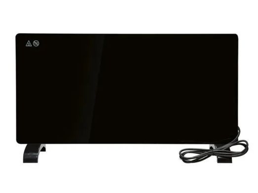 Конвекторний обігрівач скляний TRONIC TGH 2000 B4 Black (2000 Вт, термостат, захист) TGH 2000 B4 Black фото