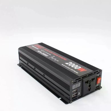 Купити Інвертор 5 CORE 2000W 12V з чистою синусоїдою &bull; Перетворювач 5 CORE 2000W 12V-220V AC/DC Pure Sine Wave для резервного живлення Digital в інтернет-магазині &laquo;Дачник&raquo; &mdash; dachnik.in.ua