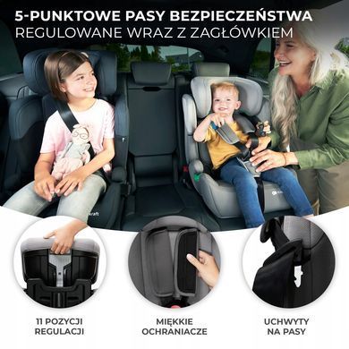 Автокресло KiderKraft Comfort Up i-Size Black Hnrt_4662 фото
