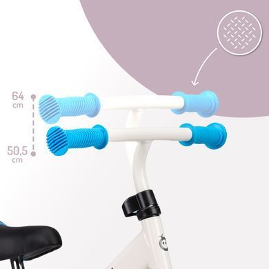 Біговел MoMi FLEET Beige/Blue 4887 фото