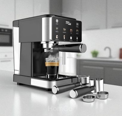 Кофемашина Zepline ZP-6806 (3000 Вт, 20 Bar, сенсорная, 8 напитков, рожковая/капсулы/молотый кофе, с капучинатором) ZP6806 фото