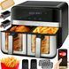 Аэрофритюрница Lehman Taste с Wi-Fi, 2 камеры, общий объем 9 л, 12 прогр 4928 фото 1