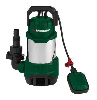 Дренажный насос для грязной воды Parkside PETPS 1100 A1 (1100 Вт, 20000 л/ч, напор 9 м, нержавеющая сталь) PETPS 1100 A1 фото