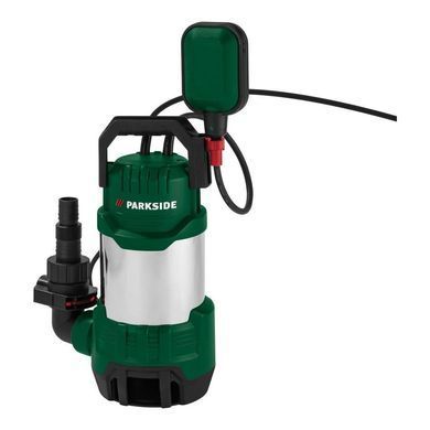 Дренажный насос для грязной воды Parkside PETPS 1100 A1 (1100 Вт, 20000 л/ч, напор 9 м, нержавеющая сталь) PETPS 1100 A1 фото