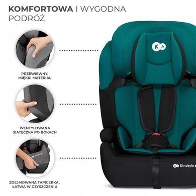 Автокресло KiderKraft Comfort Up i-Size Green Hnrt_4660 фото