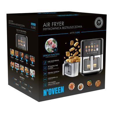 Аерогриль-аерофритюрниця NOVEEN AF770 Xline, об'єм 6,5 л 4935 фото