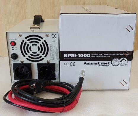 Купити Джерело безперебійного живлення-інвертор Assistant BPSI-1000, 1000 ВА / 700 Вт, 12 В, чиста синусоїда, AVR, заряджання 10/20 А Assistant в інтернет-магазині &laquo;Дачник&raquo; &mdash; dachnik.in.ua