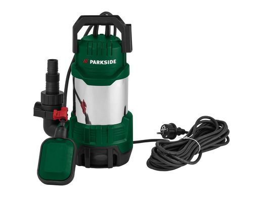 Дренажный насос для грязной воды Parkside PETPS 1100 A1 (1100 Вт, 20000 л/ч, напор 9 м, нержавеющая сталь) PETPS 1100 A1 фото