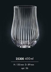 Набор стаканов 6х450 мл Bohemia Crystal Tulipa Optic 25300/36 450