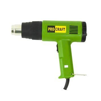 Фен промисловий Procraft PH2100 &mdash; 1500 Вт, 300/600&deg;C, 600 л/хв, 4 насадки 2100 фото