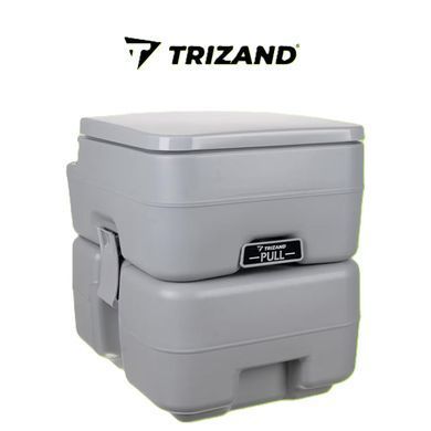 Портативный туристический туалет Trizand 24498 (20 л, 12 л, до 150 кг) 24498 фото