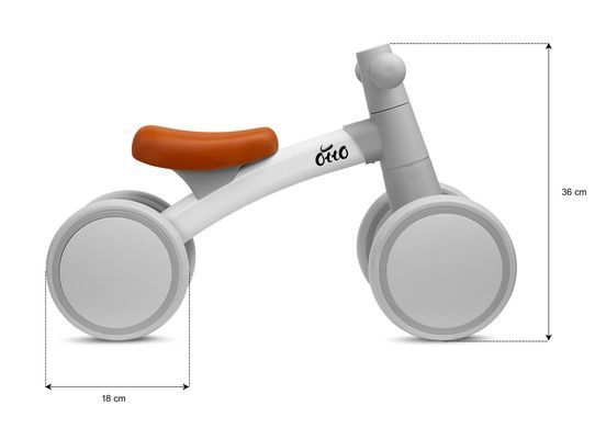 Біговел Toyz OTTO GREY 12-36 міс 4925 фото
