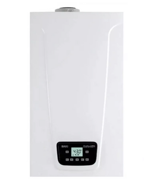 Котел газовый конденсационный BAXI DUO-TEC Compact E 28 кВт- двухконтурный, модуляция пламени, турбо A7722083 фото