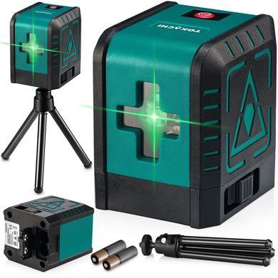 Лазерный самовыравнивающийся кросс-линейный уровень (нивелир) Tokachi DuoCross 8 м 86971674 фото