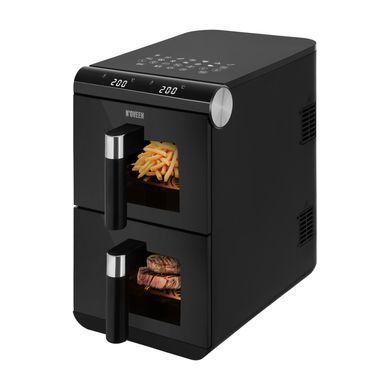 Аерофритюрниця двокамерна NOVEEN AF5050 DoubleCrisp X-LINE, 11 л, незалежне управління 4966 фото