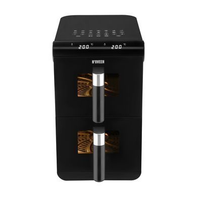 Аерофритюрниця двокамерна NOVEEN AF5050 DoubleCrisp X-LINE, 11 л, незалежне управління 4966 фото