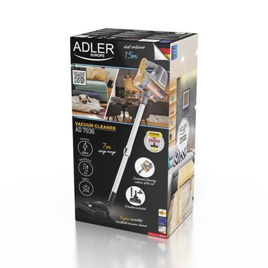 Проводной вертикальный ручной пылесос Adler AD 7036 (циклонный, 800Вт, Польша) AD 7036 фото