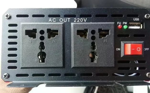 Купити Інвертор 5 CORE UN-3061 5000W 12V &bull; Перетворювач напруги 5 CORE UN-3061 12V-220V 2200 Вт з USB та охолодженням Asson в інтернет-магазині &laquo;Дачник&raquo; &mdash; dachnik.in.ua