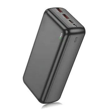 Купити Power Bank Awei J38B 50000mAh чорний &bull; Повербанк Awei J38B 50000mAh 22.5W зі швидкою зарядкою PD/QC і Type-C Asson в інтернет-магазині &laquo;Дачник&raquo; &mdash; dachnik.in.ua