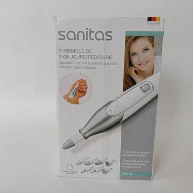 Аккумуляторный фрезер для маникюра и педикюра SANITAS SMA 60 (7 насадок, USB, Германия) SMA 60 фото