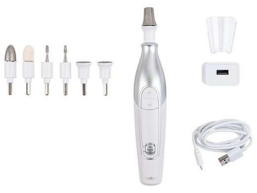 Аккумуляторный фрезер для маникюра и педикюра SANITAS SMA 60 (7 насадок, USB, Германия) SMA 60 фото