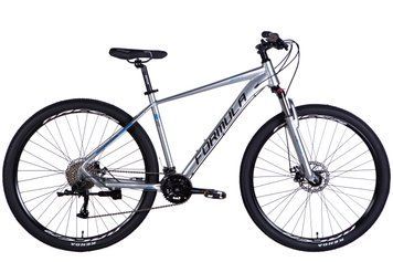 Велосипед AL 29" Formula ZEPHYR 2.0 DD CS рама-19" срiблястий 2025 OPS-FR-29-365 фото