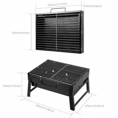 Купити Складаний портативний мангал BBQ Grill Portable - жароміцний гриль для барбекю  в інтернет-магазині &laquo;Дачник&raquo; &mdash; dachnik.in.ua