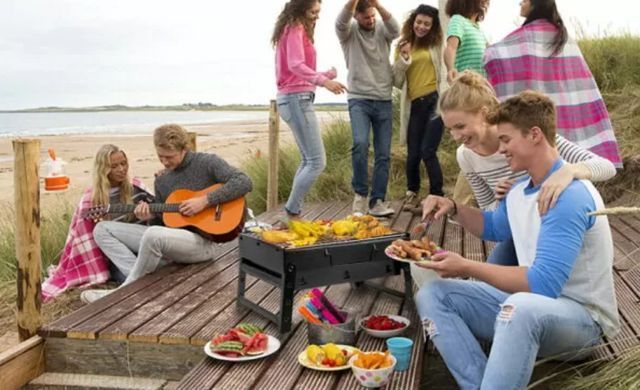 Купити Складаний портативний мангал BBQ Grill Portable - жароміцний гриль для барбекю  в інтернет-магазині &laquo;Дачник&raquo; &mdash; dachnik.in.ua