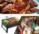 Складаний портативний мангал BBQ Grill Portable - жароміцний гриль для барбекю