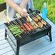 Складаний портативний мангал BBQ Grill Portable - жароміцний гриль для барбекю