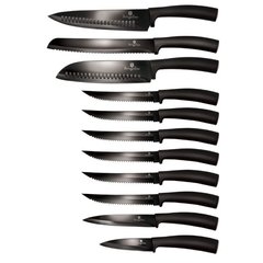 Набор ножей 11 предметов Berlinger Haus Black Silver Collection BH-2608
