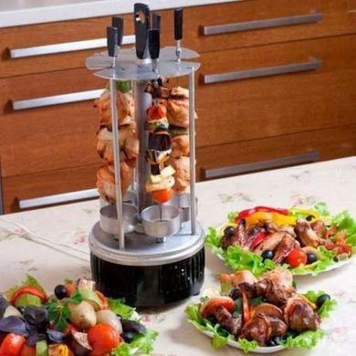 Электрошашлычница из нержавеющей стали на 5 шампуров Domotec BBQ (MS-7781) sa673883 фото