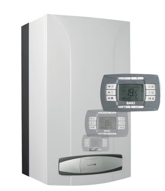 Газовый настенный котел Baxi NUVOLA 3 comfort 240 i двухконтурный атмосферный, съемная цифровая панель, встроенный бойлер 60л. CSE452243580 фото